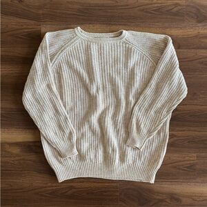 L.L Bean Crewneck Cable Knit